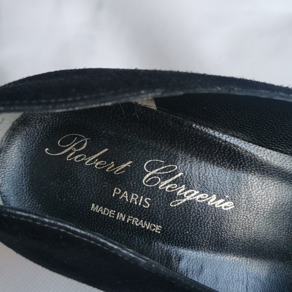Black Robert Clergerie suede pumps - Picture 2 of 8